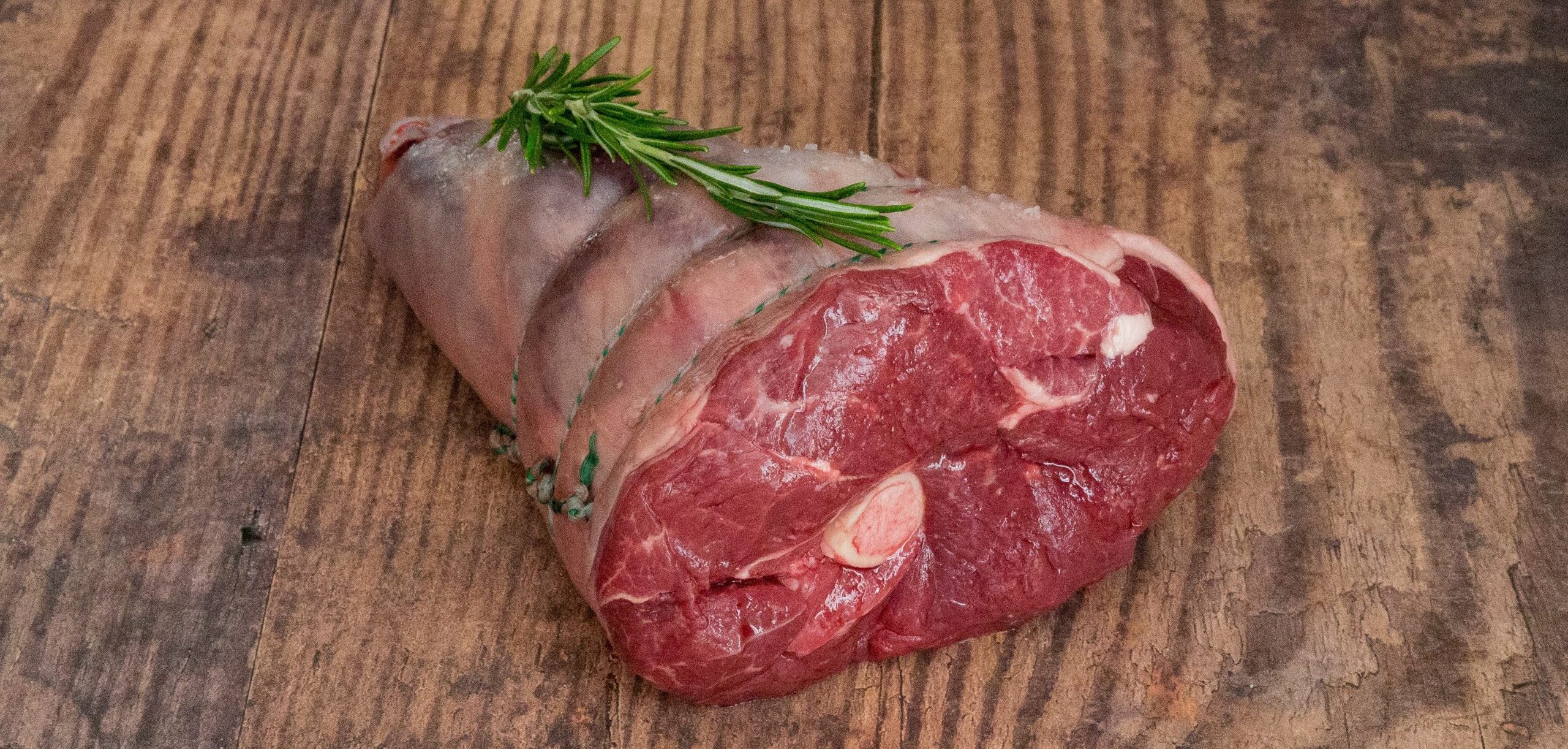 Dry-aged leg of lamb