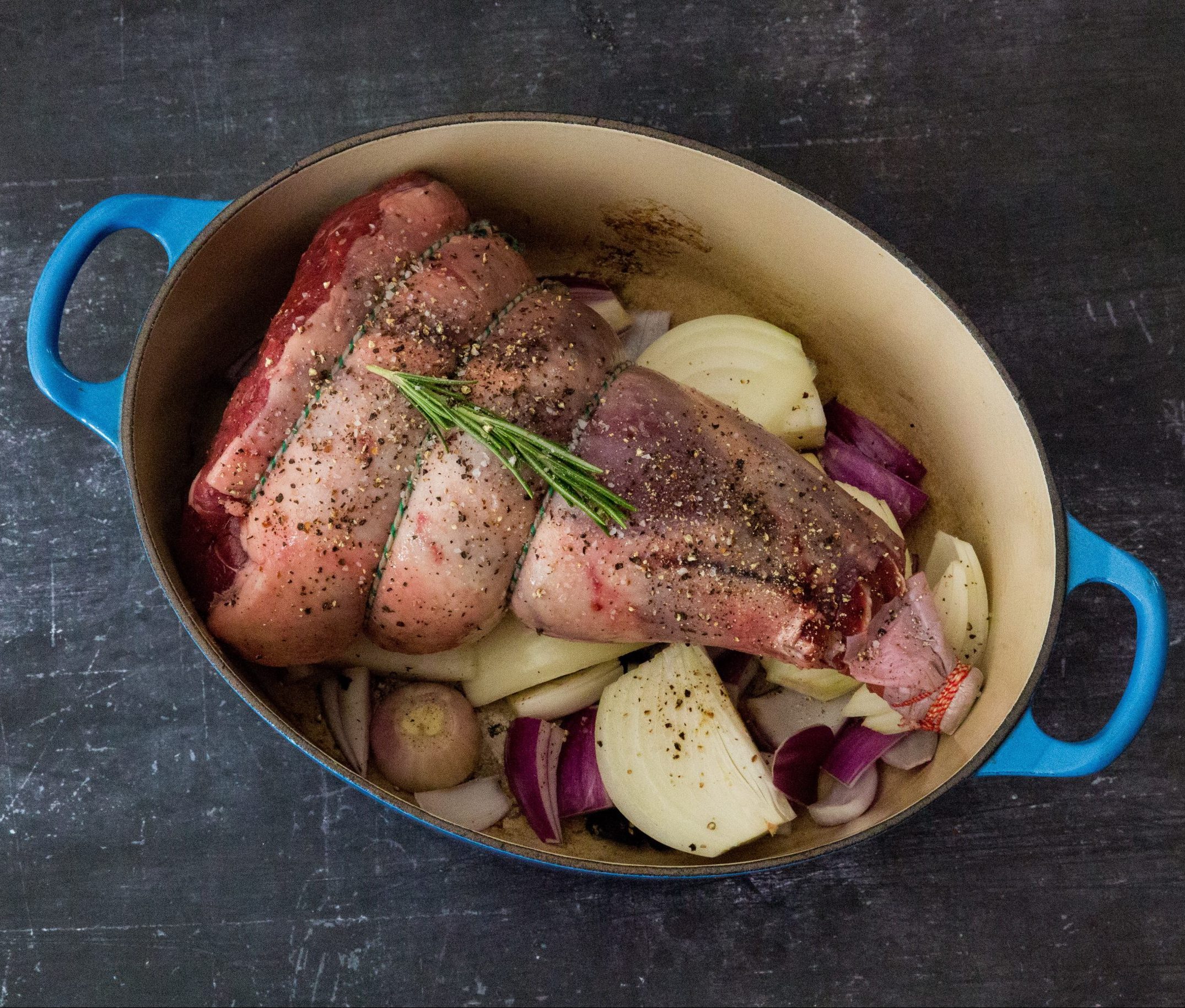 roast lamb casserole compressed casserole of lamb