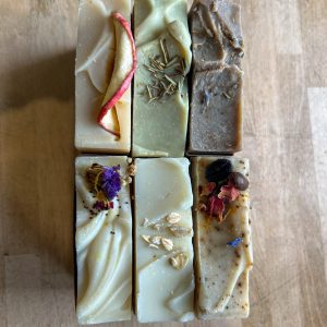 a picture of a range of bars of tallow soap