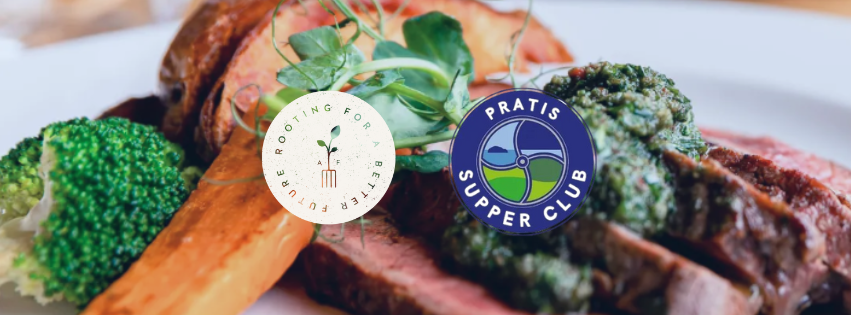 Delicious dish with Ardross and Pratis logo