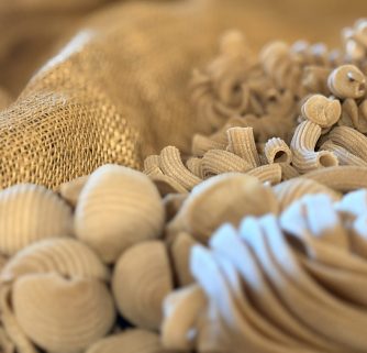 handmade pasta up close